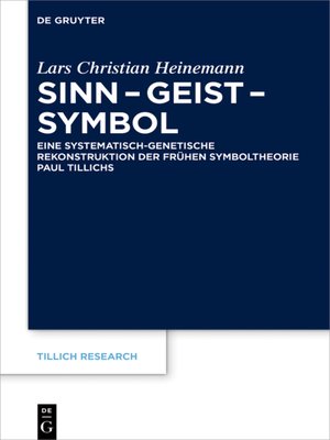 cover image of Sinn – Geist – Symbol